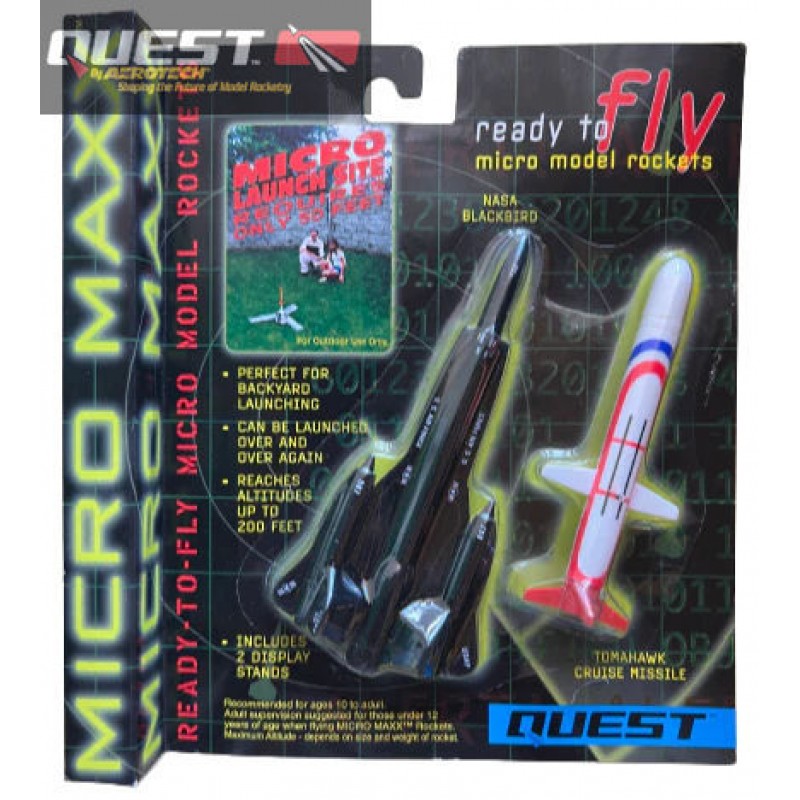 Quest Micro Maxx SR-71 Blackbird / Tomahawk Cruise Missle | AC Supply